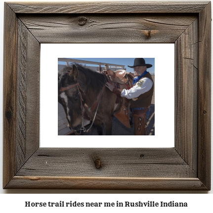 horse trail rides near me in Rushville, Indiana